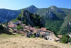 pohled na městečko Rougon