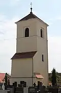 Rousínov, Královopolské Vážany, zvonice (2017-08-26; 02).jpg