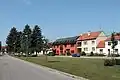 Západní část návsi