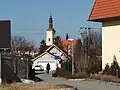 Pohled z ulice Louky