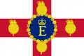 Vlajka britské královny Alžběty II. na Jamajce (1962–2022) Poměr stran: 1:2