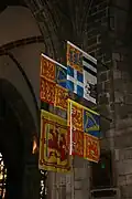 Královské korouhve v katedrále sv. Jiljí v Edinburghu, Skotsko