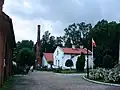 Strojovna s komínem