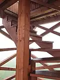 Interiérové schody rozhledny