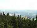 Pohled z rozhledny na Vrchlabí