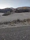 Pohled na rozhlednu Pavčina Lehota