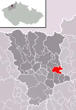 Rtyně nad Bílinou na mapě