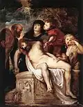 Peter Paul Rubens – Kladení do hrobu (1602)