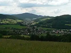Pohled na obec od západu