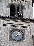Detail věže s hodinami