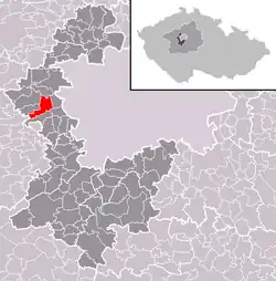 Rudná na mapě
