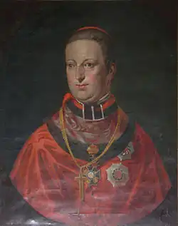 Obraz arcibiskupa a kardinála Rudolfa Jana v katedrále sv. Václava v Olomouci