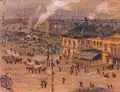 Rudolf Mazuch - Nádraží v Innsbrucku (1916)