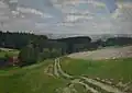 Rudolf Vejrych Polní cesta nad kozlovským Dolíkem (kol. 1924)