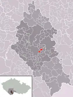 Rudolfov na mapě