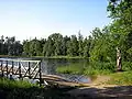 jezero Ruškis, ze kterého vytéká Aitralė