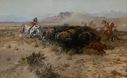 Charles Marion Russell, Lov na bizony, č. 26, 1889