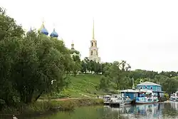 Rjazaňský hrad od Oky