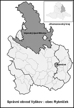 Rybníček na mapě