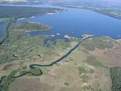 Výtopa Rožmberka s ústím Lužnice