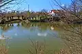 pohled na rybník Houšovec