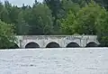 Inundační most na rybníku Vítek