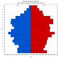 Věková struktura obyvatel v roce 2011