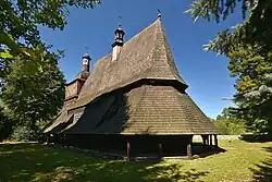 Dřevěný kostel sv. Filipa a Jakuba v Sękowé