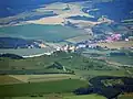 Pohled na Spišský hrad z vrcholu Sľubice