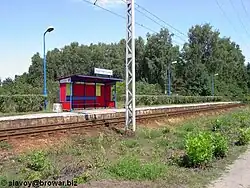 Pohled na zastávku