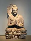 sedící Buddha ze 4. – 6. století