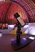 Dalekohled Celestron RASA 11" v hlavní kopuli v roce 2022