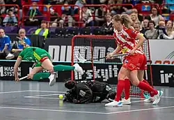 Hráčka Pixba a česká reprezentantka Denisa Ratajová během superfinále sezóny 2021/2022