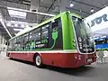 Zadní pohled na prototyp s pantografem, TransExpo 2016 v Kielcích