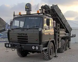 Systém SPYDER-SR na podvozku Tatra
