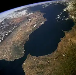 Gibraltarský průliv a Alboránské moře