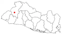 Santa Ana na mapě