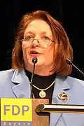 Portrét Sabine Leutheusserové-Scharrenbergerové