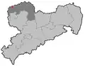 Poloha města Delitzsch