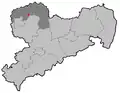 Poloha města Eilenburg