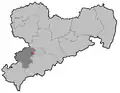 Poloha města Hohenstein-Ernstthal