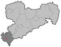 Poloha města Oelsnitz/Vogtl.