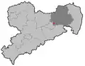 Poloha města Radeberg