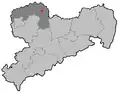 Poloha města Torgau