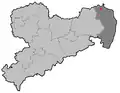 Poloha města Weißwasser/Oberlausitz