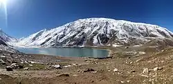 Jezero Saif-ul-Malook v údolí Kaghan, Pákistán