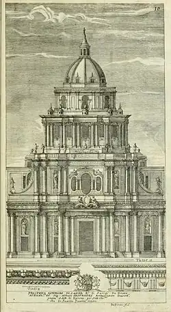 Kostel v roce 1686