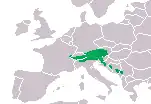 Rozšíření (zeleně)