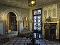 Zrenovovaný maurský salón