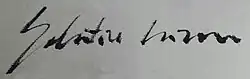 Salvatore Garau – podpis